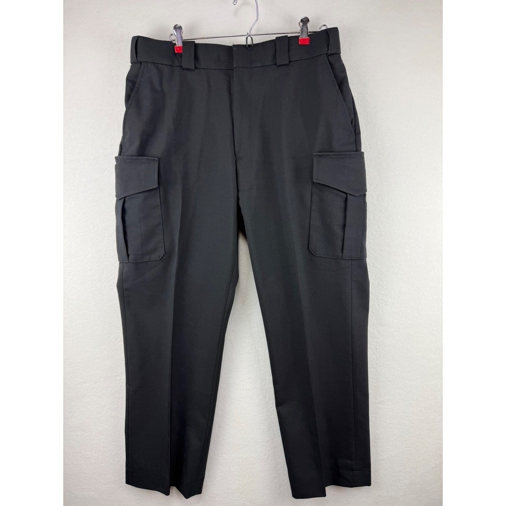 Blauer‎ Tactical Cargo Pants Mens 35 Regular Black Utility Duty Trousers 8565T